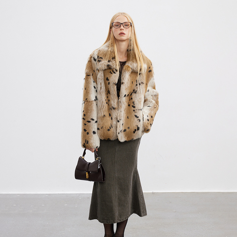VYRA retro Classic Leopard Print Coat
