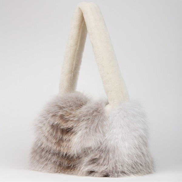 VYRA Cross Fur Handbag