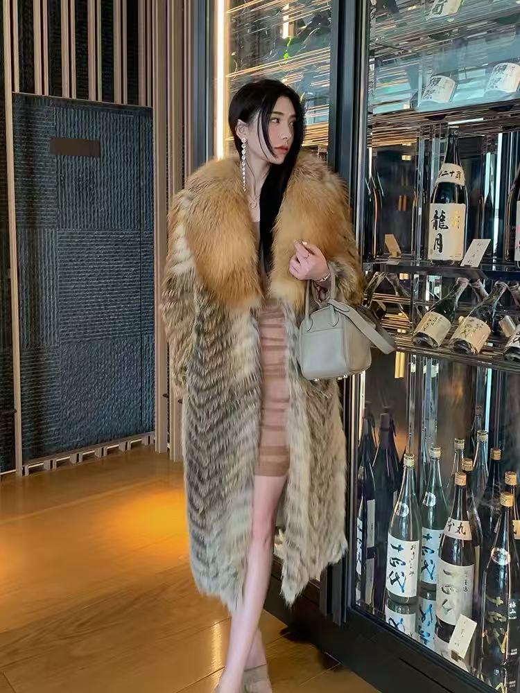 VYRA     Maxi Faux Fur Coat