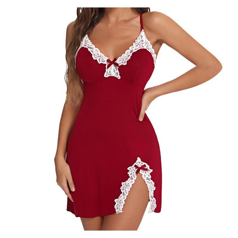 Sexy Lace Nightdress — Lightweight Fabric, Curve-Enhancing Design, Breathable & Comfortable for Private Evenings