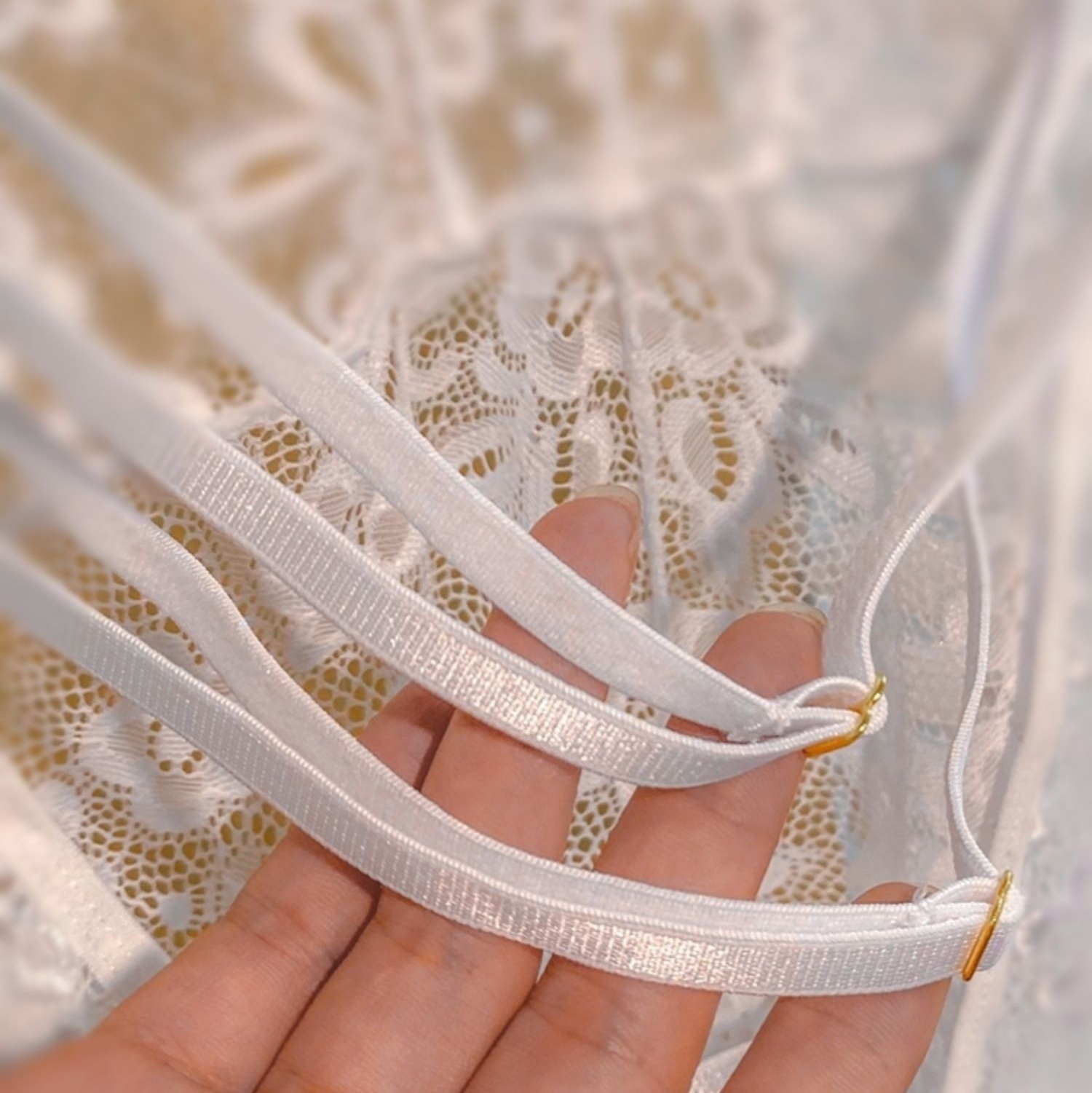 Sexy Lingerie Crotchless Transparent Lace Bodysuit Gift for Her