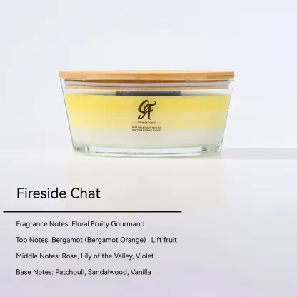 Elegant home fragrance centerpiece with sleek boat design.