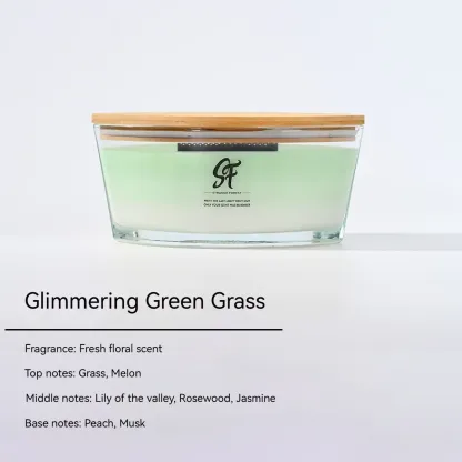 Elegant home fragrance centerpiece with sleek boat design.