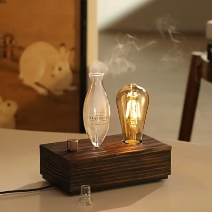 The Vintage Pure: Cold-Air Essential Oil Diffuser with Adjustable Scent Control