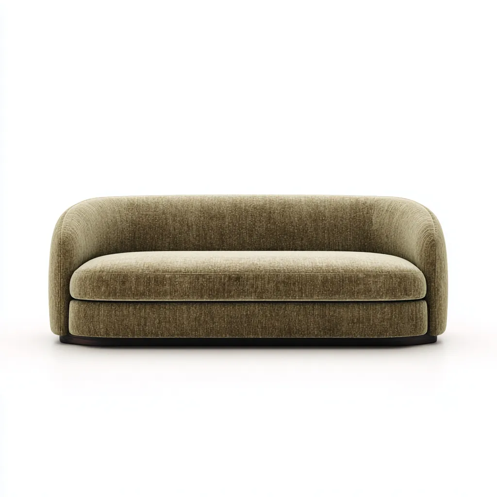 Canapé 2 places tissu 170x92x78 cm - vert - adapté au salon - style moderne-Warmthova