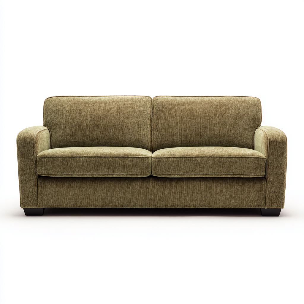 Canapé 2 places tissu 175x90x87 cm - vert - adapté au salon - style moderne-Warmthova