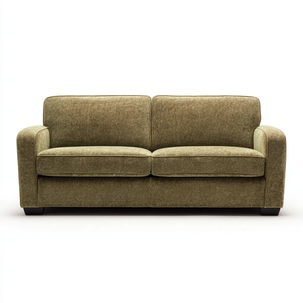 Canapé 2 places tissu 175x90x87 cm - vert - adapté au salon - style moderne-Warmthova