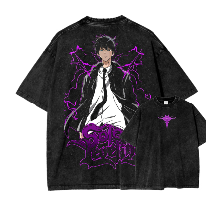 solo leveling Unisex Fit Washed T-Shirt