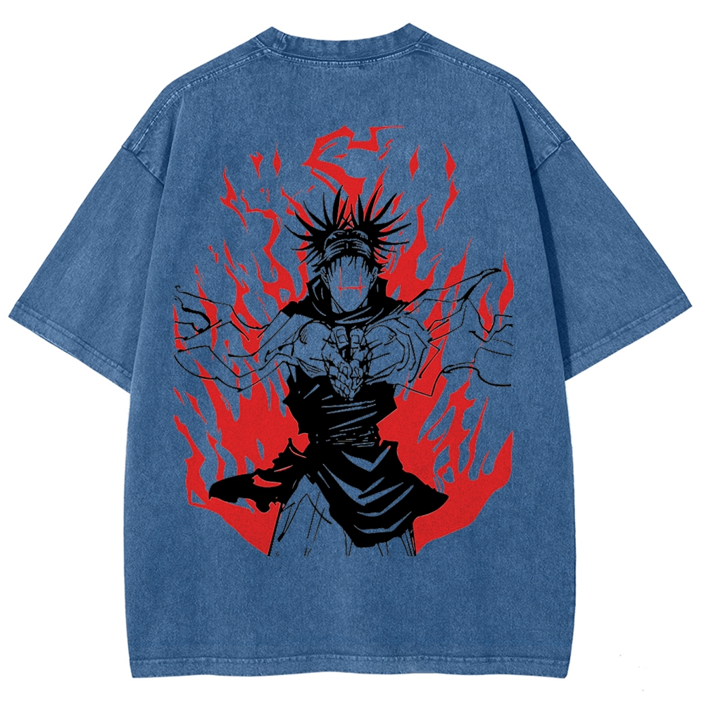 Jujutsu Kaisen Unisex Fit Washed T-Shirt