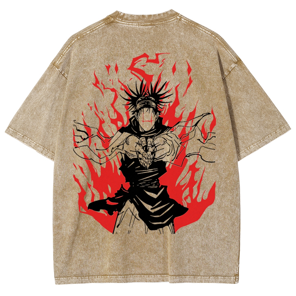Jujutsu Kaisen Unisex Fit Washed T-Shirt