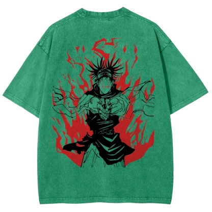 Jujutsu Kaisen Unisex Fit Washed T-Shirt