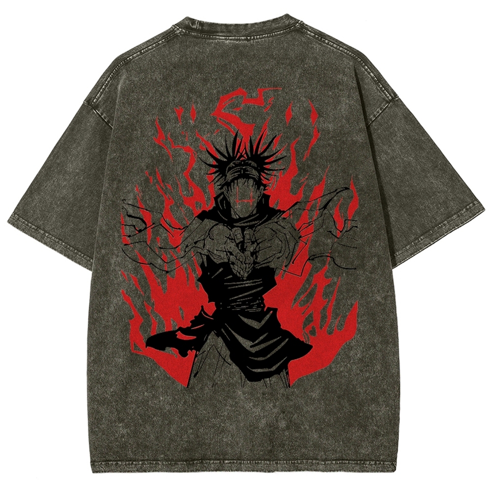 Jujutsu Kaisen Unisex Fit Washed T-Shirt