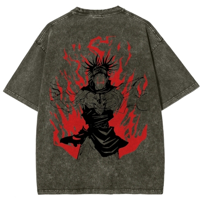 Jujutsu Kaisen Unisex Fit Washed T-Shirt
