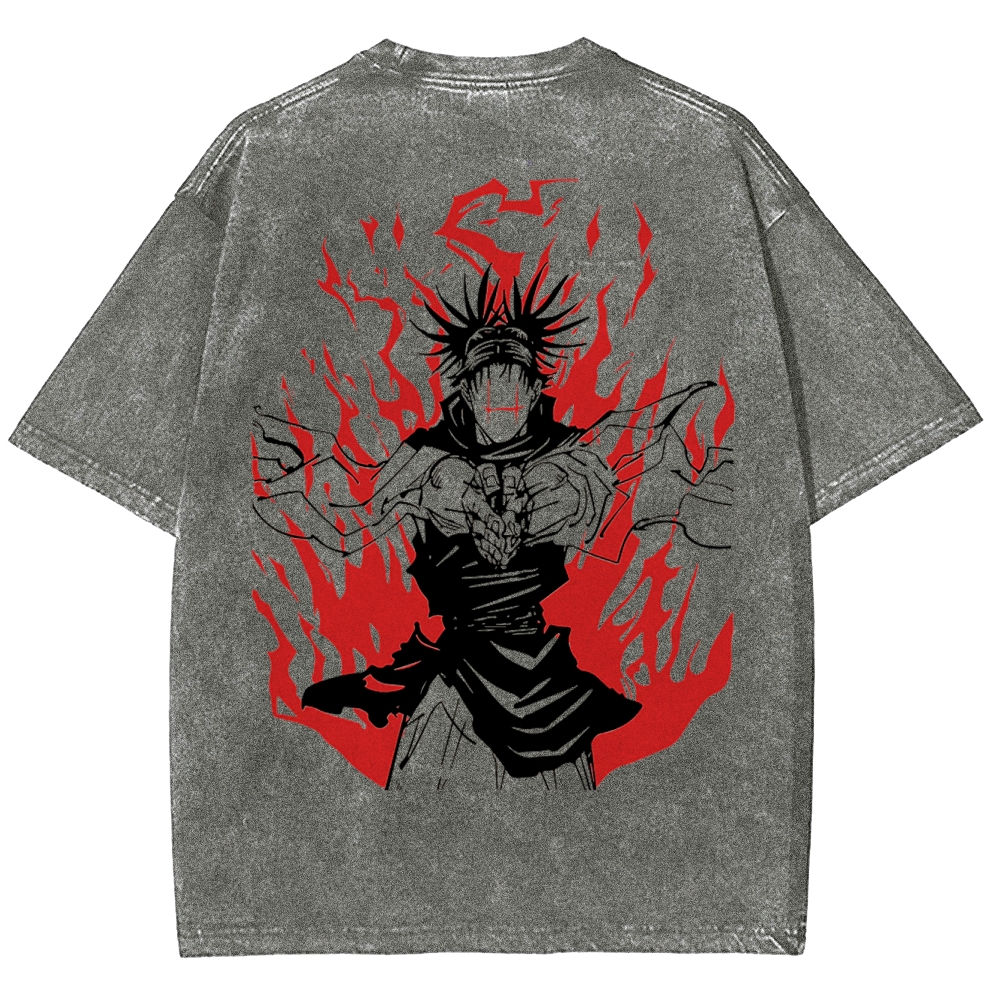 Jujutsu Kaisen Unisex Fit Washed T-Shirt