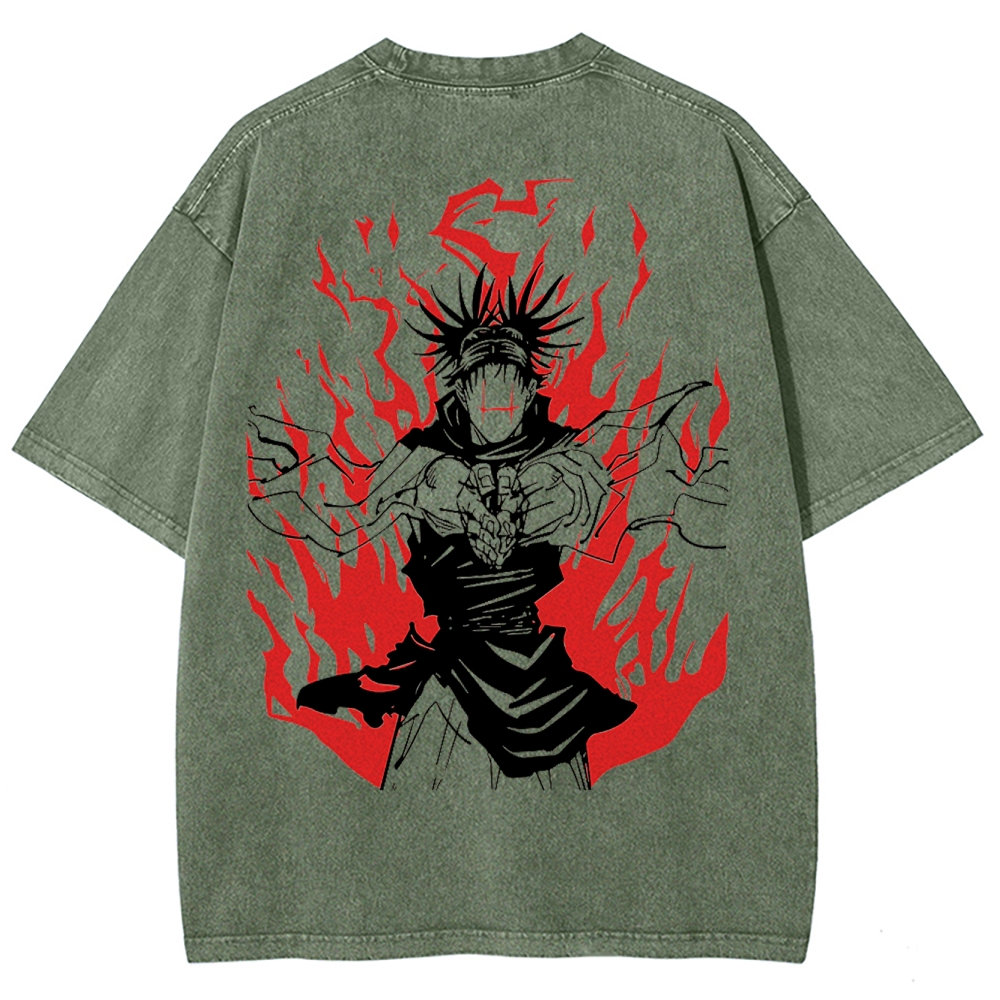Jujutsu Kaisen Unisex Fit Washed T-Shirt