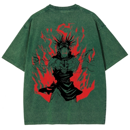 Jujutsu Kaisen Unisex Fit Washed T-Shirt