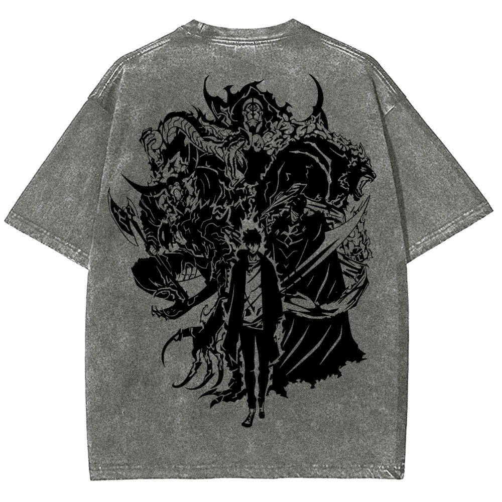 solo levelingUnisex Fit Washed T-Shirt