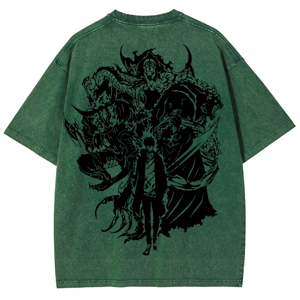 solo levelingUnisex Fit Washed T-Shirt