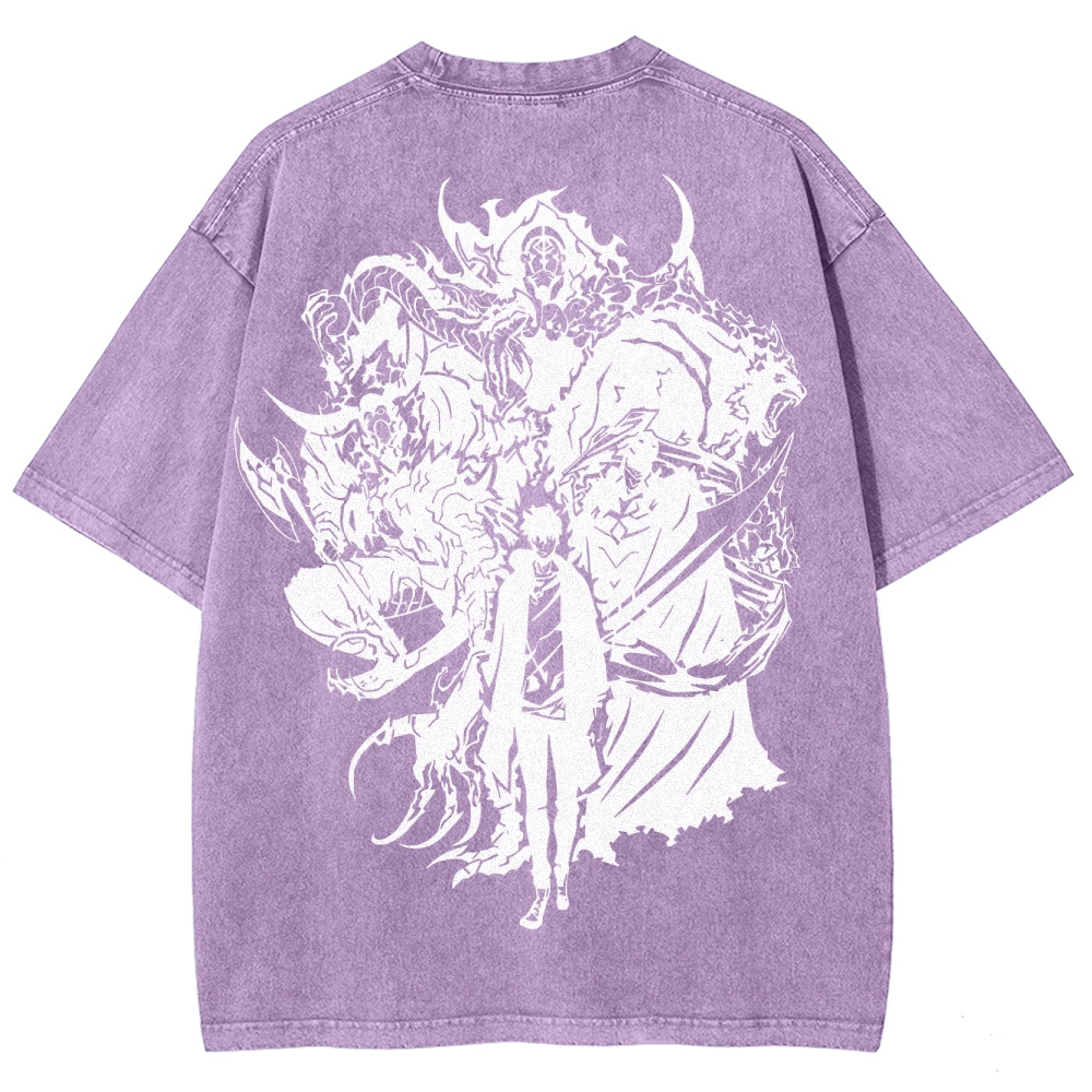 solo levelingUnisex Fit Washed T-Shirt