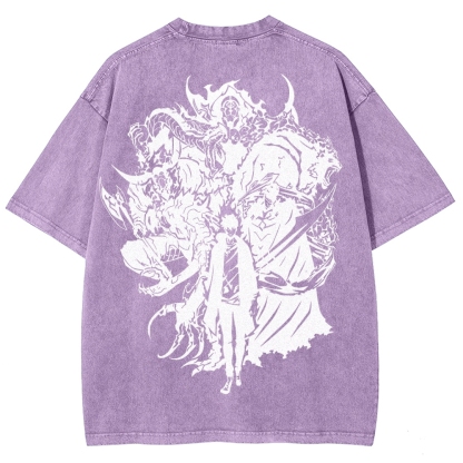solo levelingUnisex Fit Washed T-Shirt