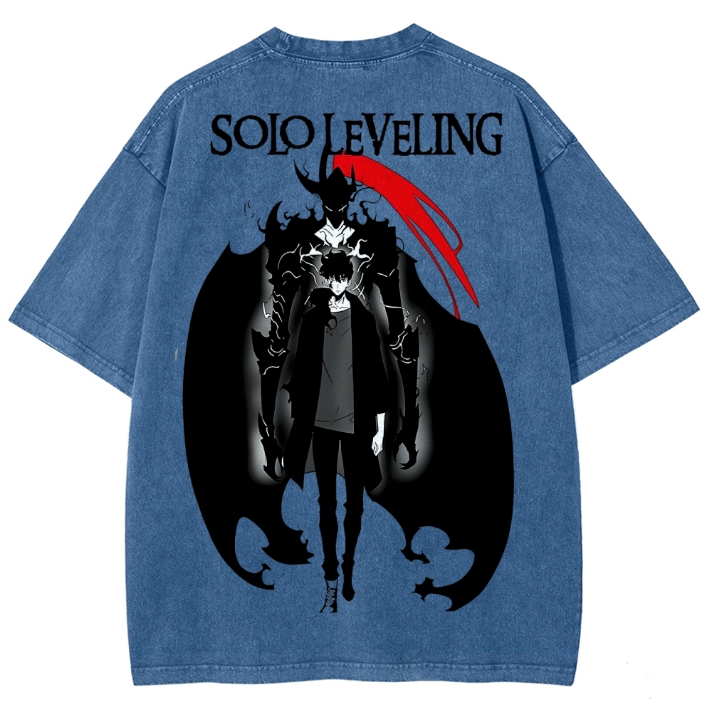 solo leveling Unisex Fit Washed T-Shirt