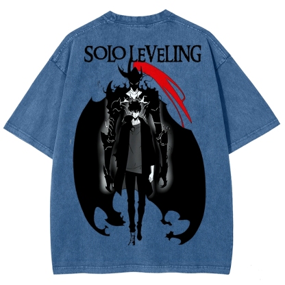 solo leveling Unisex Fit Washed T-Shirt