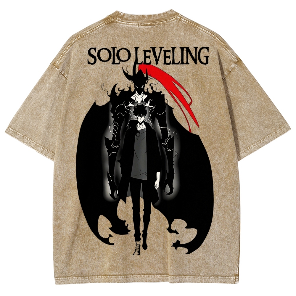 solo leveling Unisex Fit Washed T-Shirt
