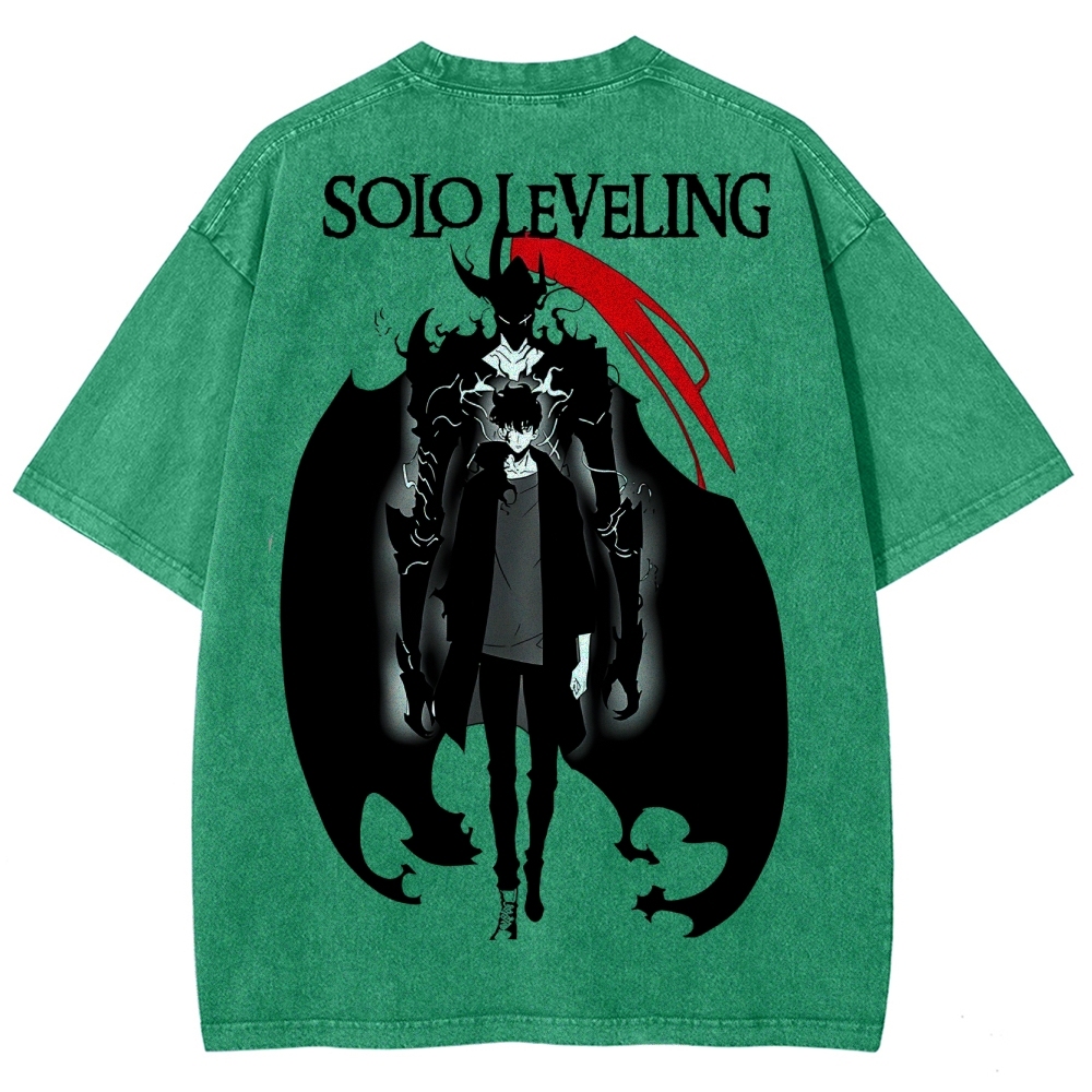 solo leveling Unisex Fit Washed T-Shirt