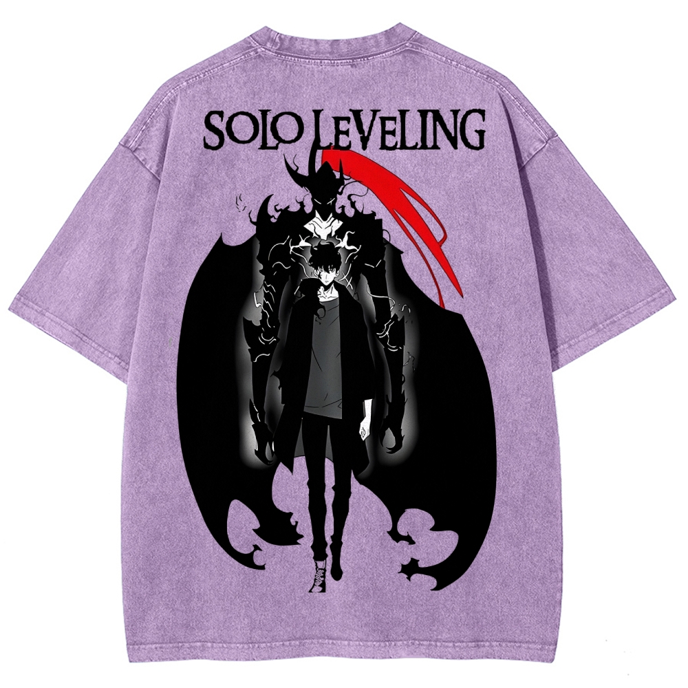 solo leveling Unisex Fit Washed T-Shirt