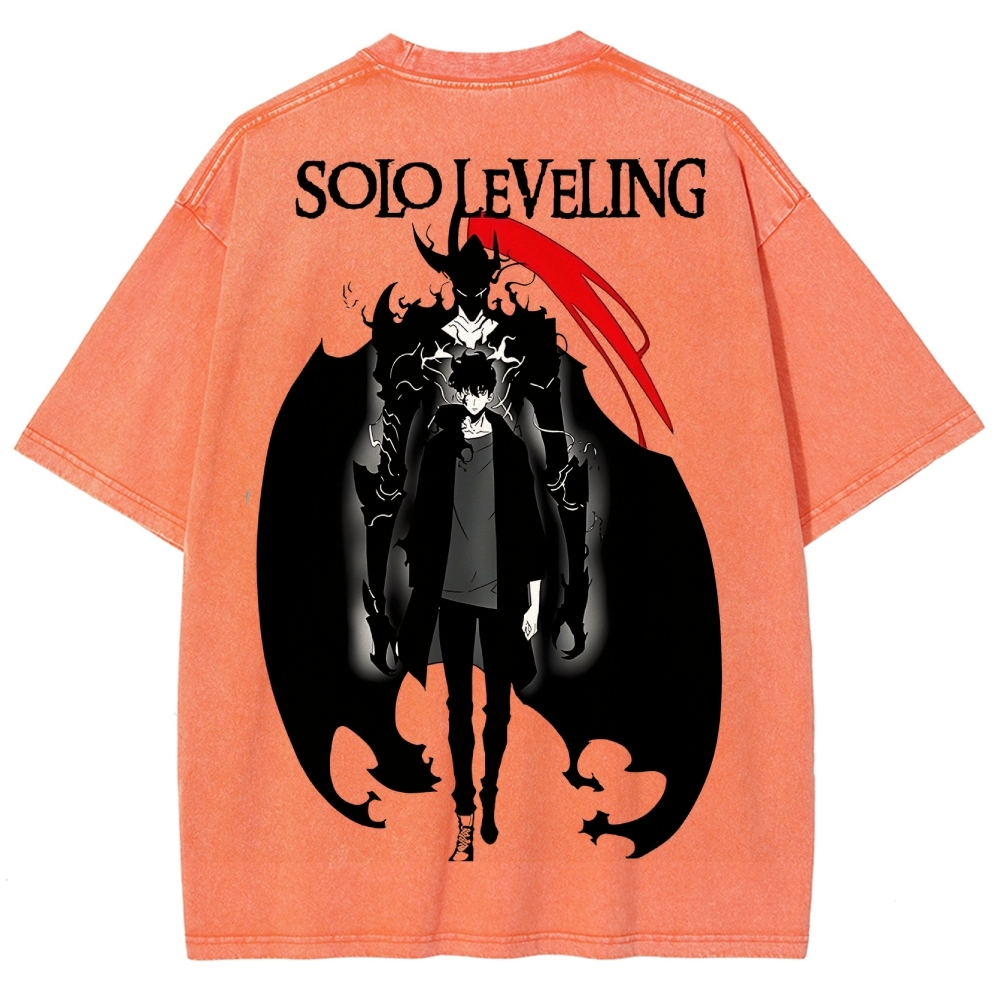solo leveling Unisex Fit Washed T-Shirt