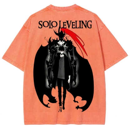solo leveling Unisex Fit Washed T-Shirt