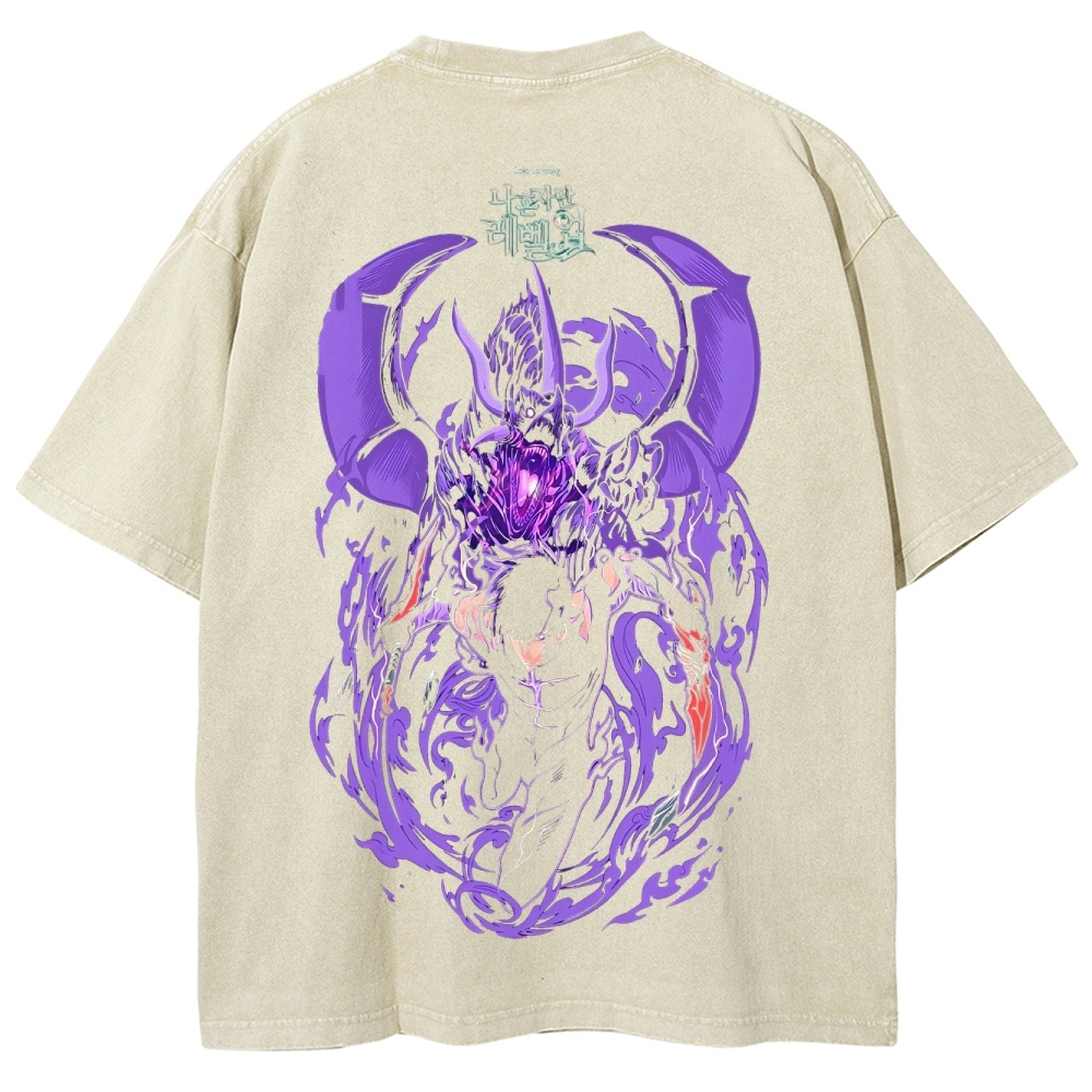 solo leveling Unisex Fit Washed T-Shirt