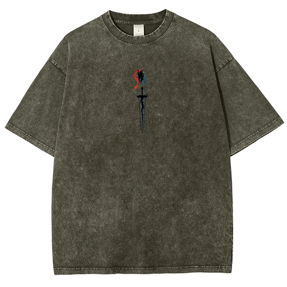 solo leveling Unisex Fit Washed T-Shirt