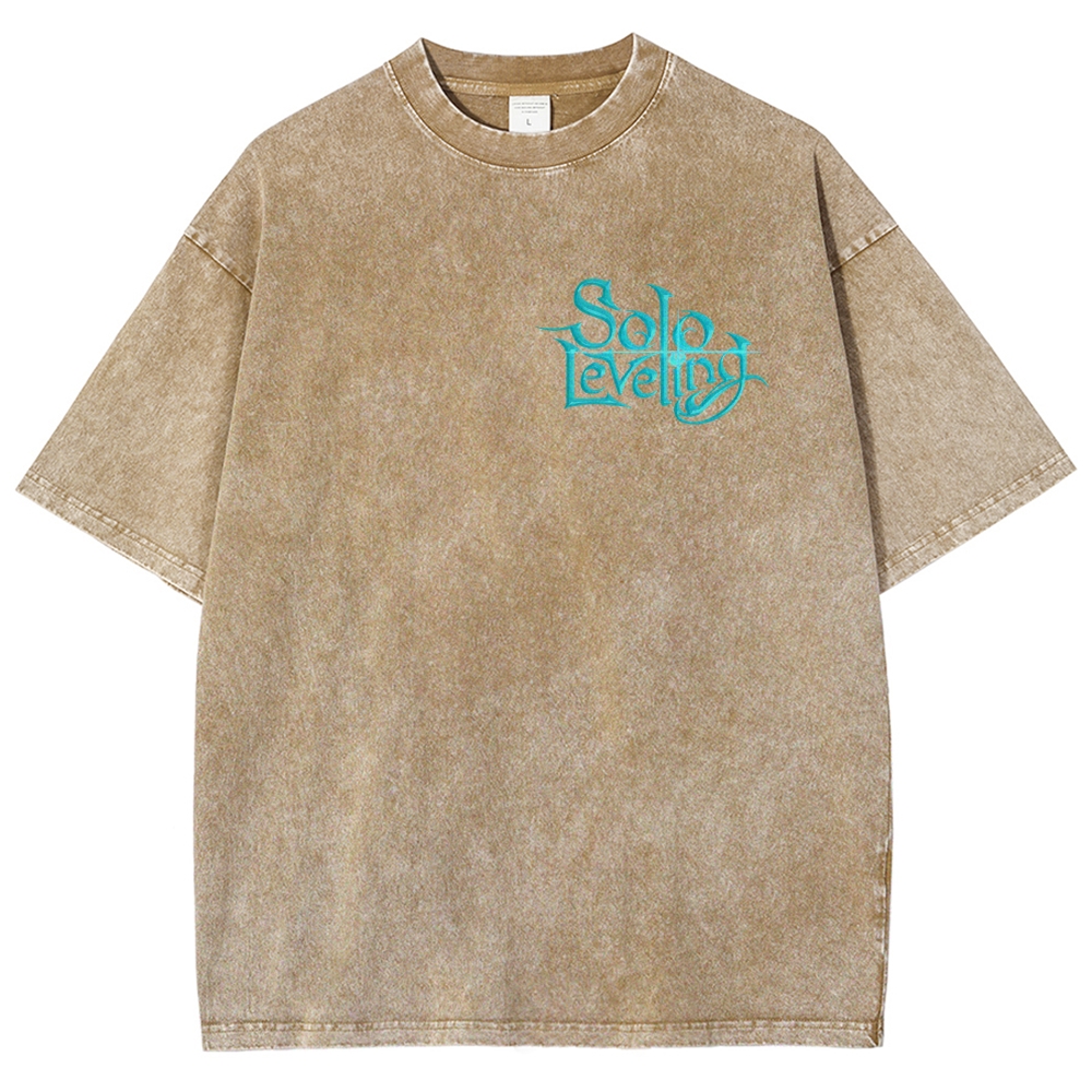 solo leveling Unisex Fit Washed T-Shirt
