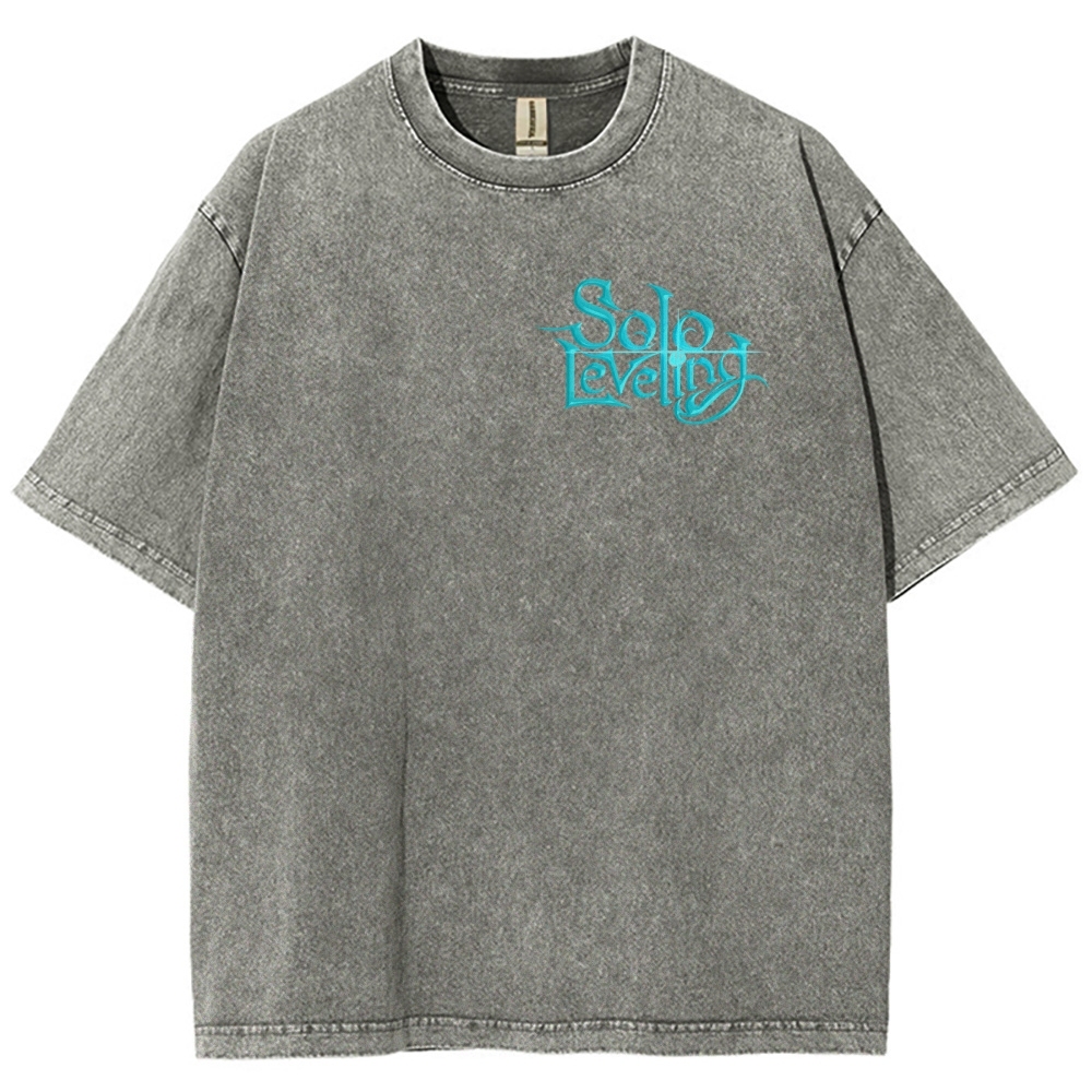 solo leveling Unisex Fit Washed T-Shirt