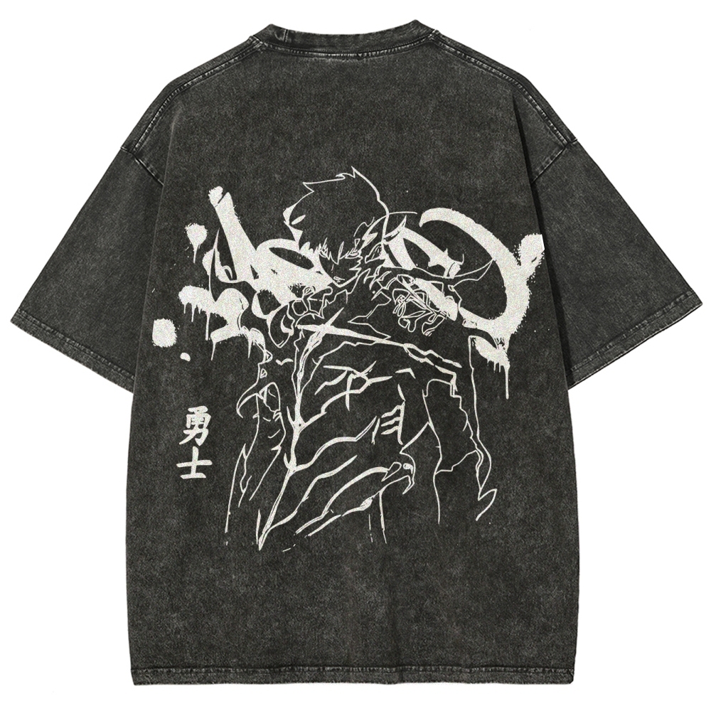 Solo Leveling Unisex Fit Washed T-Shirt