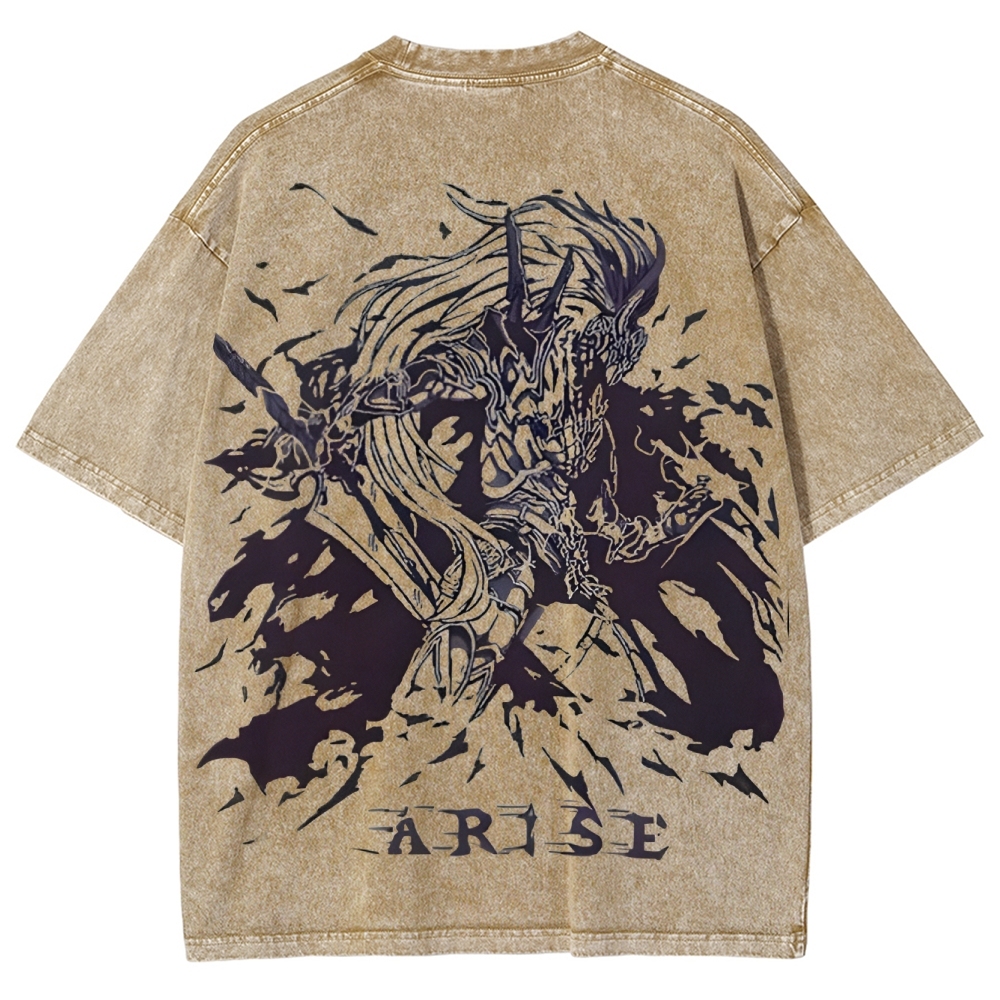 Solo Leveling Unisex Fit Washed T-Shirt