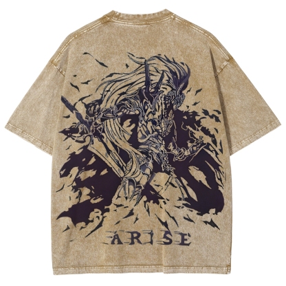 Solo Leveling Unisex Fit Washed T-Shirt