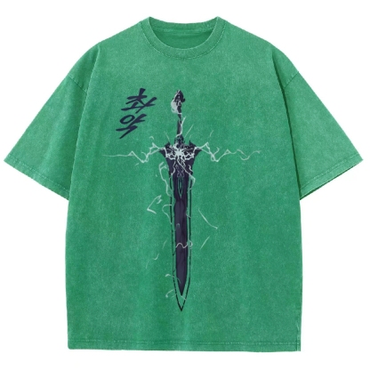 Solo Leveling Unisex Fit Washed T-Shirt