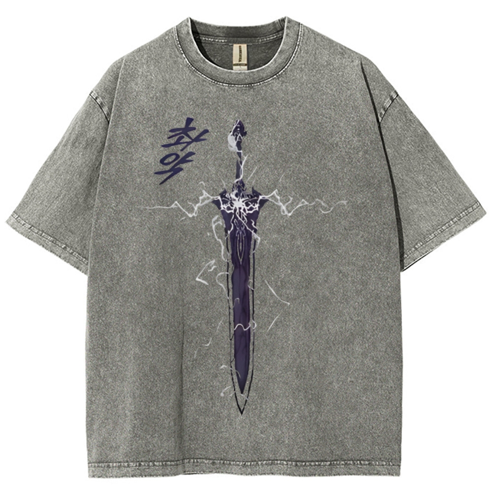 Solo Leveling Unisex Fit Washed T-Shirt