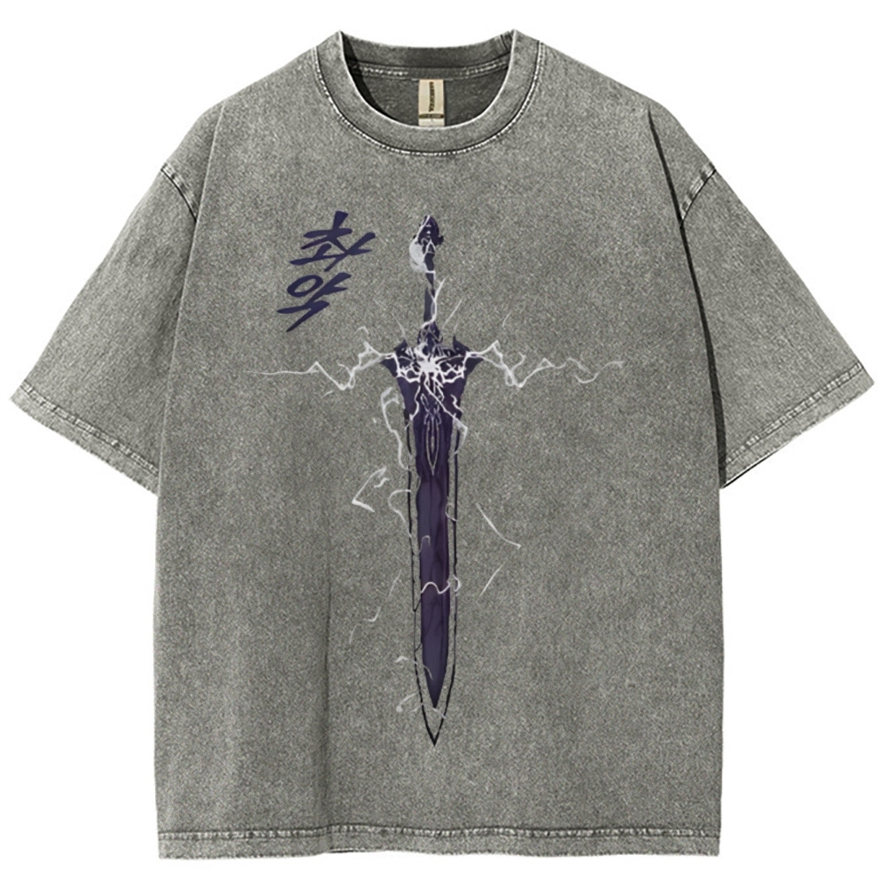 Solo Leveling Unisex Fit Washed T-Shirt