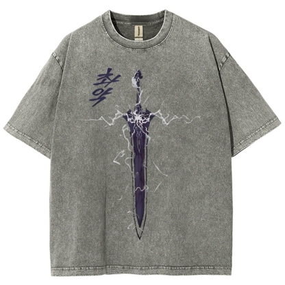 Solo Leveling Unisex Fit Washed T-Shirt