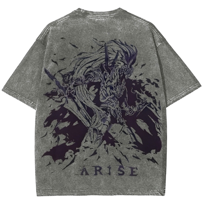 Solo Leveling Unisex Fit Washed T-Shirt