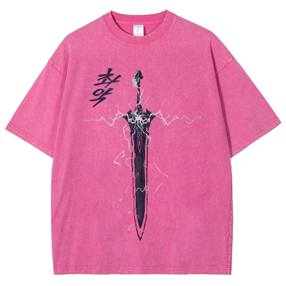 Solo Leveling Unisex Fit Washed T-Shirt