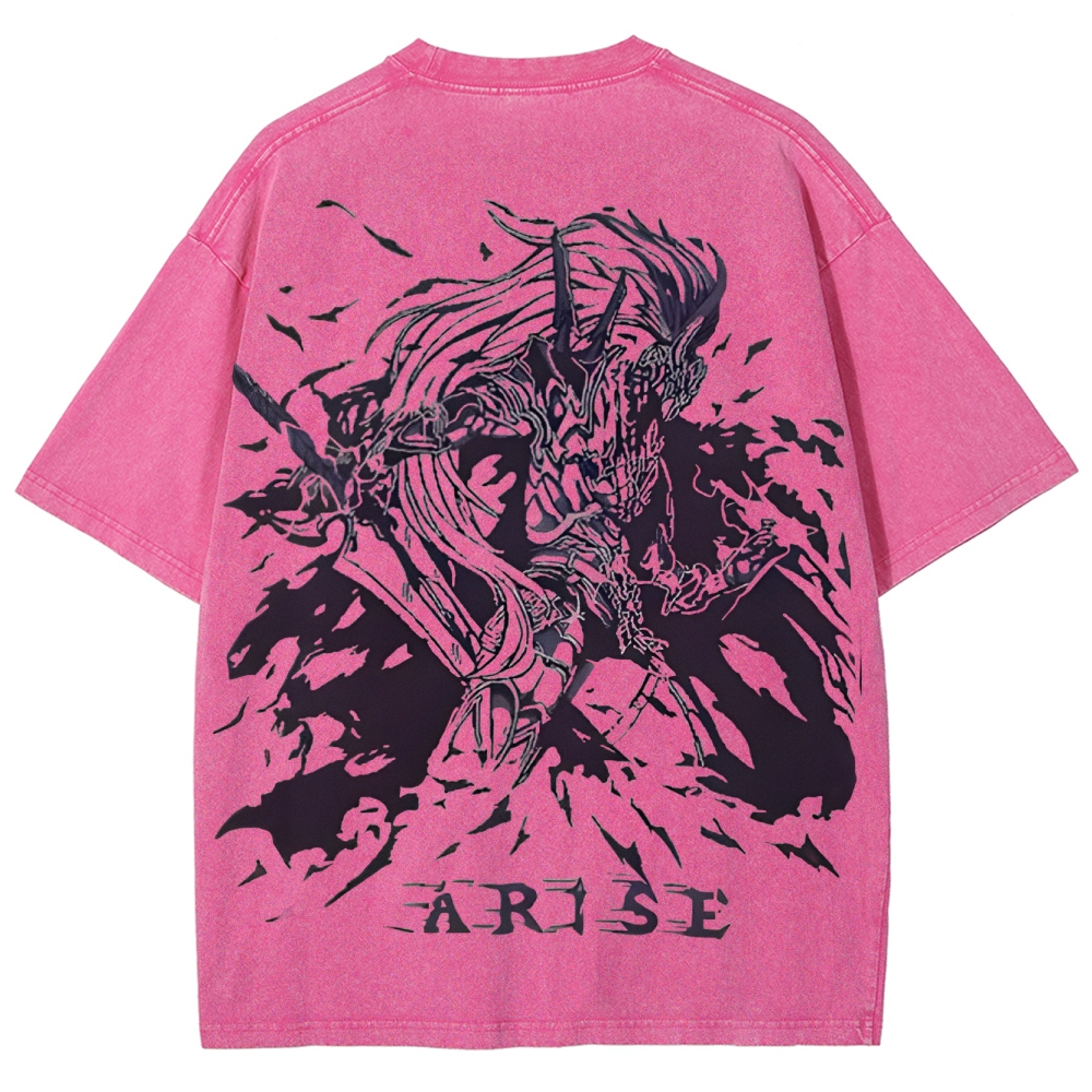 Solo Leveling Unisex Fit Washed T-Shirt