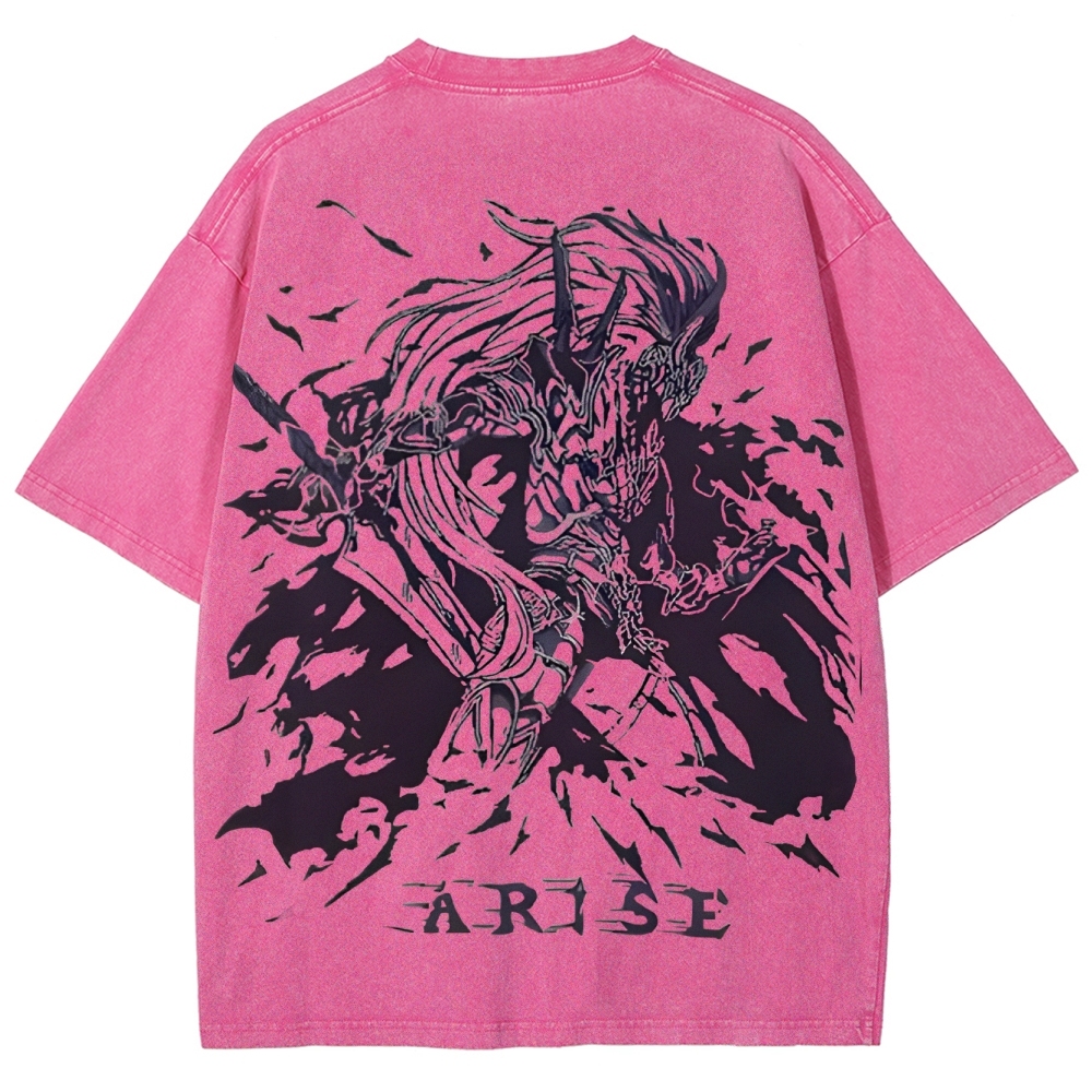 Solo Leveling Unisex Fit Washed T-Shirt