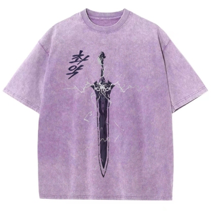 Solo Leveling Unisex Fit Washed T-Shirt