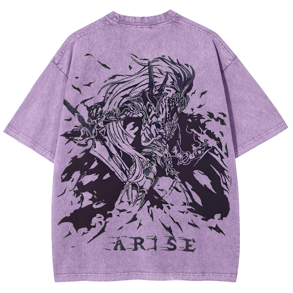 Solo Leveling Unisex Fit Washed T-Shirt