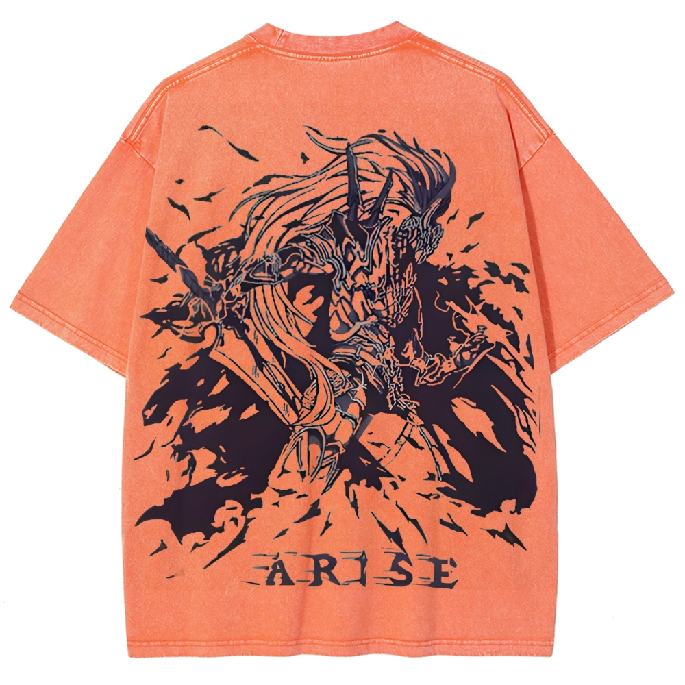 Solo Leveling Unisex Fit Washed T-Shirt