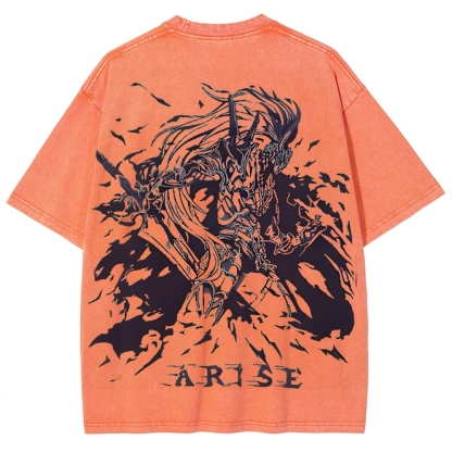 Solo Leveling Unisex Fit Washed T-Shirt